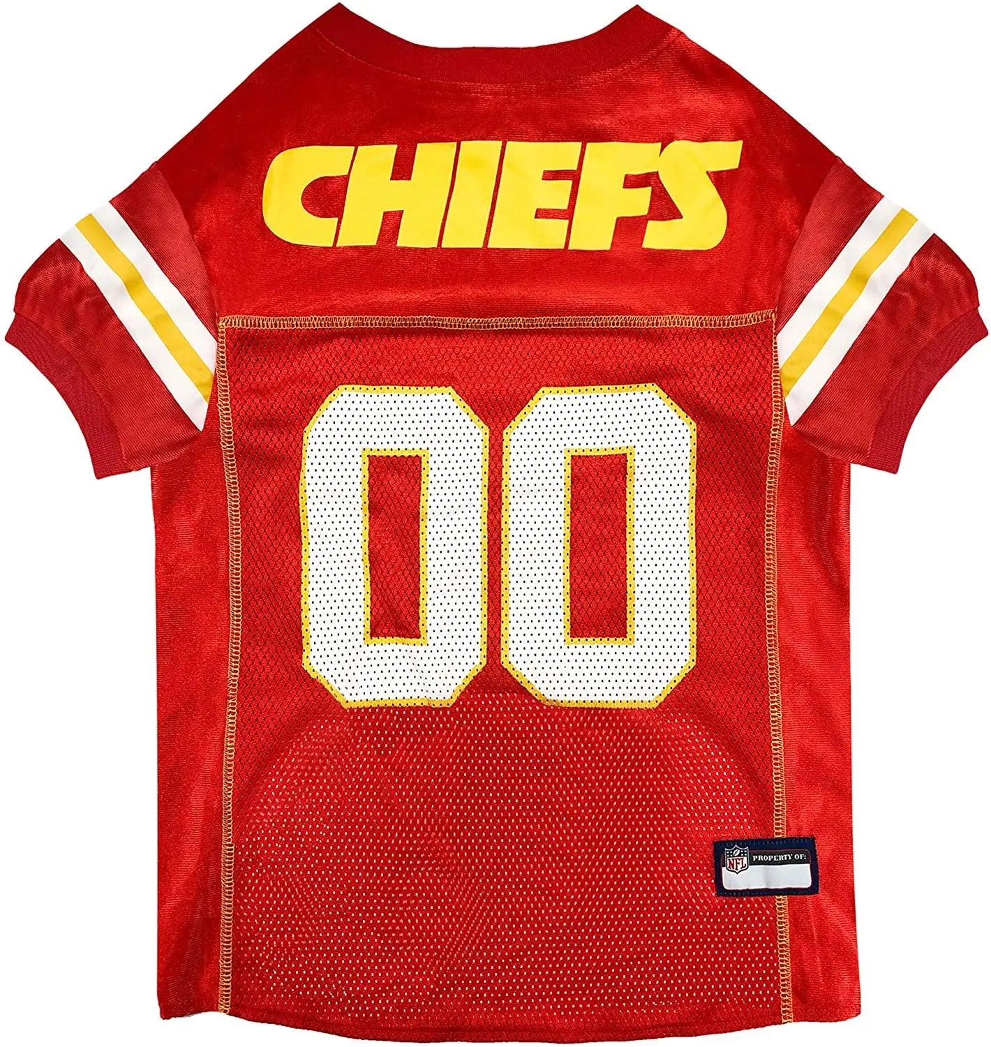 NFL Kansas City Chiefs Dog Jersey - Medium, Football Jersey Costume for Dogs
